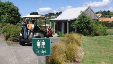 ニュージーランド ゴルフの特徴 トイレ
